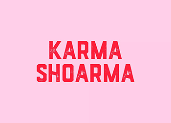 美味蔬菜饼！Karma Shoarma餐厅品牌设计