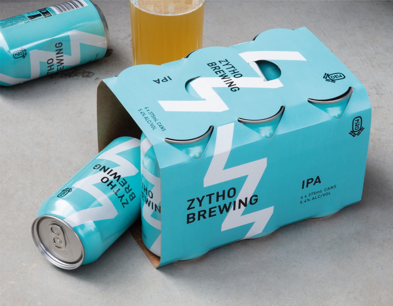 简约，纯色！Zytho Brewing啤酒包装设计