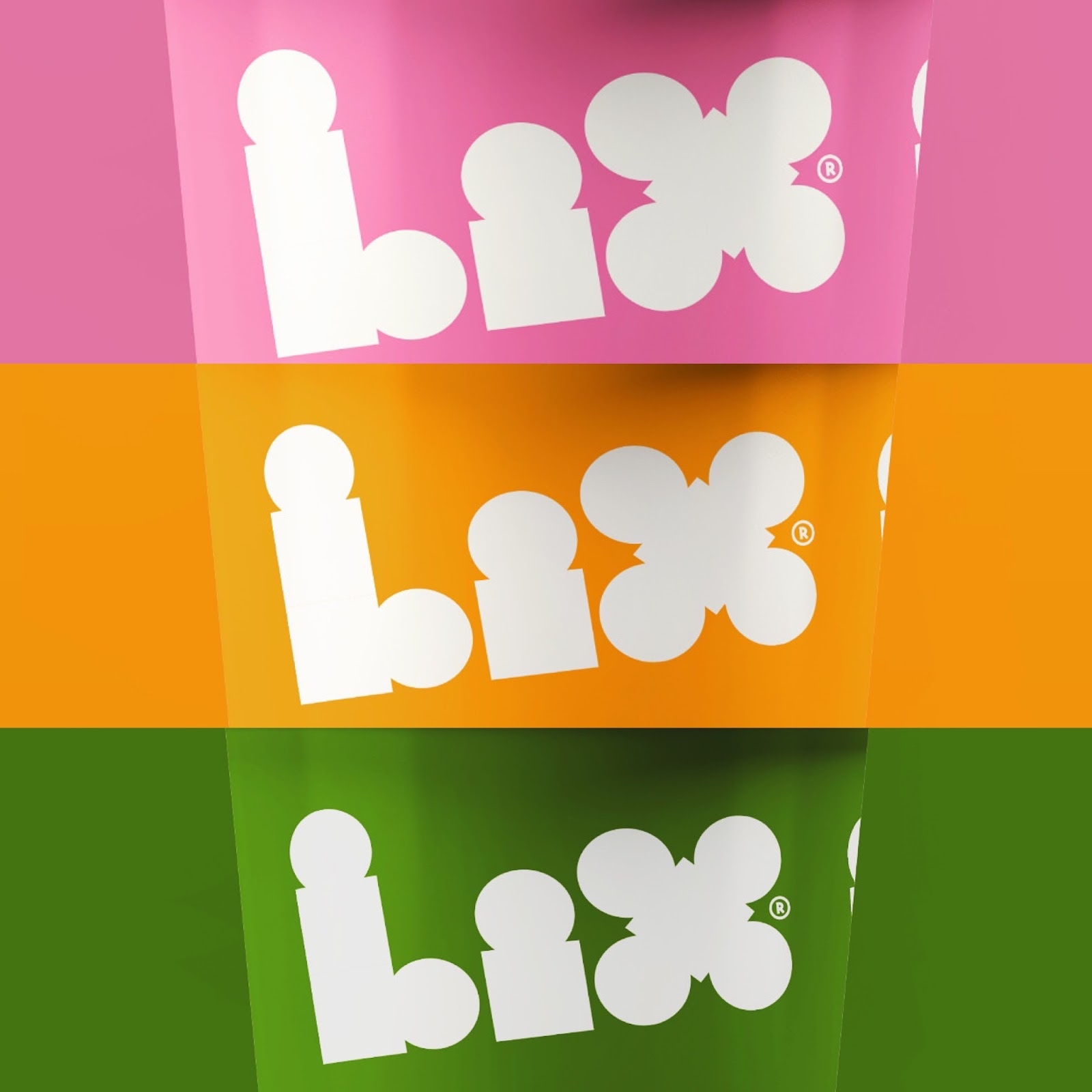 鲜艳的色彩！LIX无糖冰淇淋包装设计