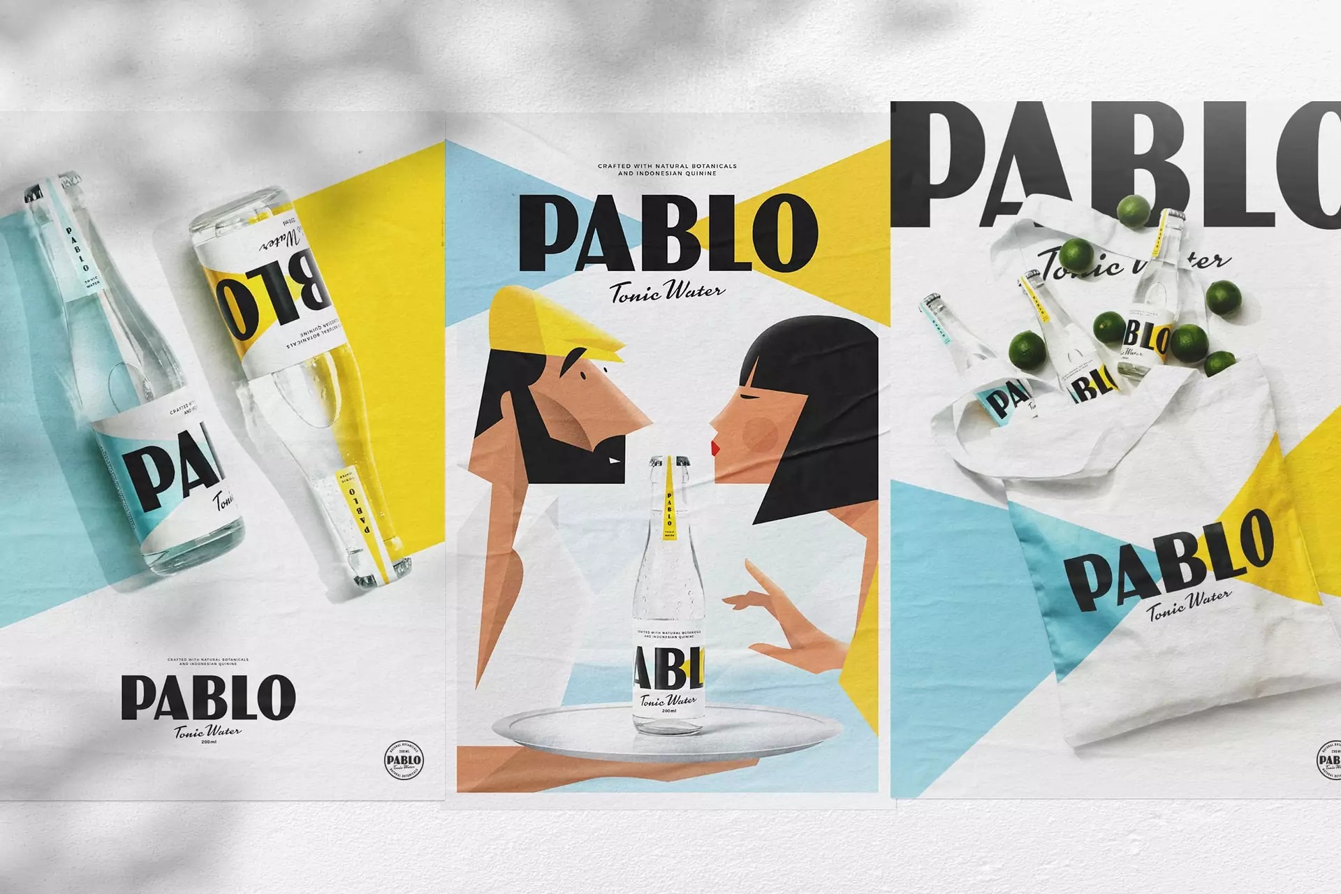 Pablo Tonic Water汤力水包装设计
