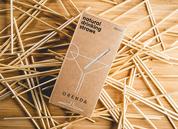 自然环保！Orenda Eco吸管包装设计