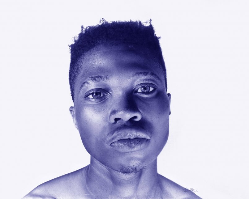 尼日尼亚艺术家Oscar Ukonu超逼真的圆珠笔肖像画
