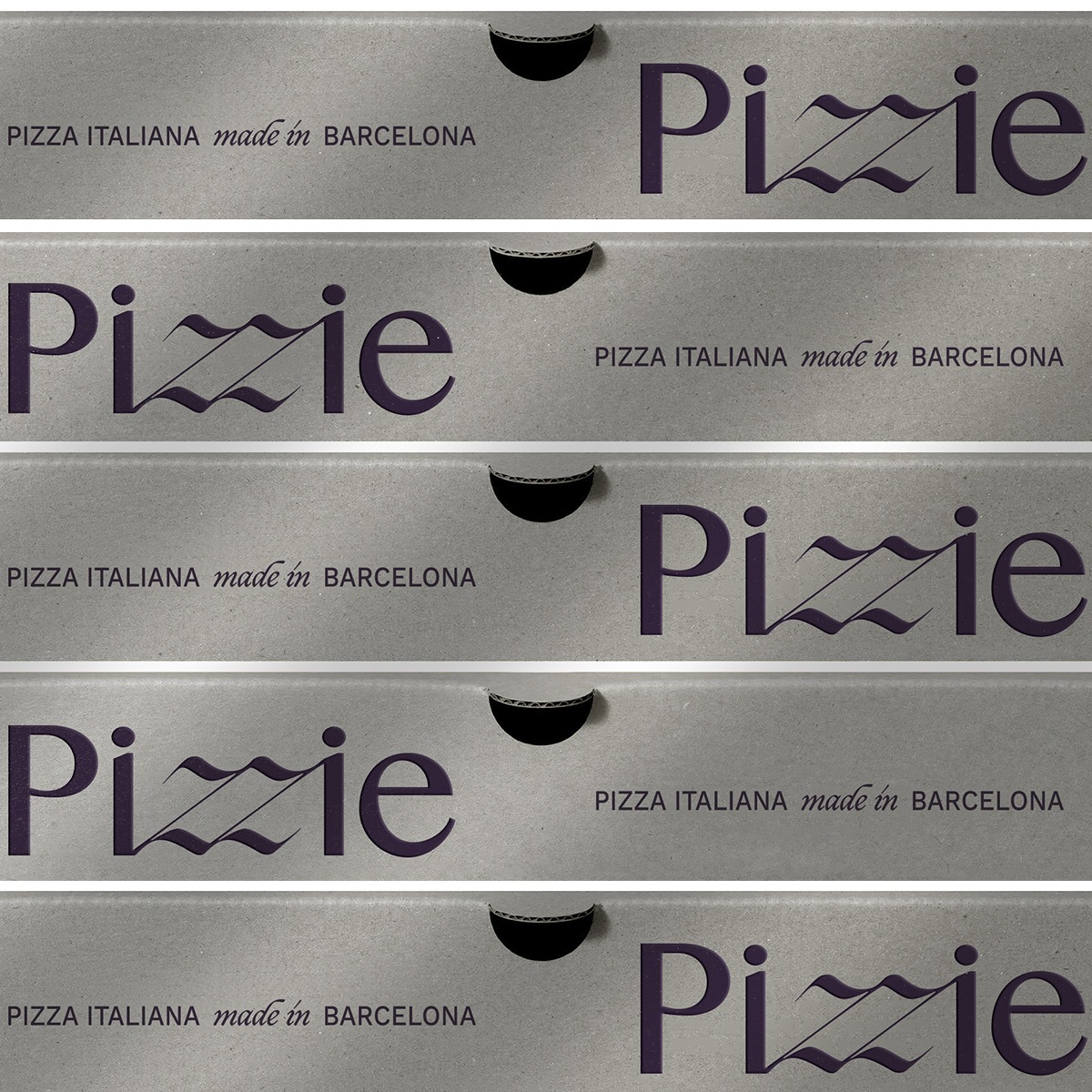 Pizzie比萨餐厅品牌视觉设计