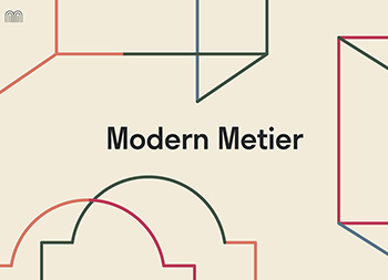 建筑设计平台Modern Metier视觉形象设计
