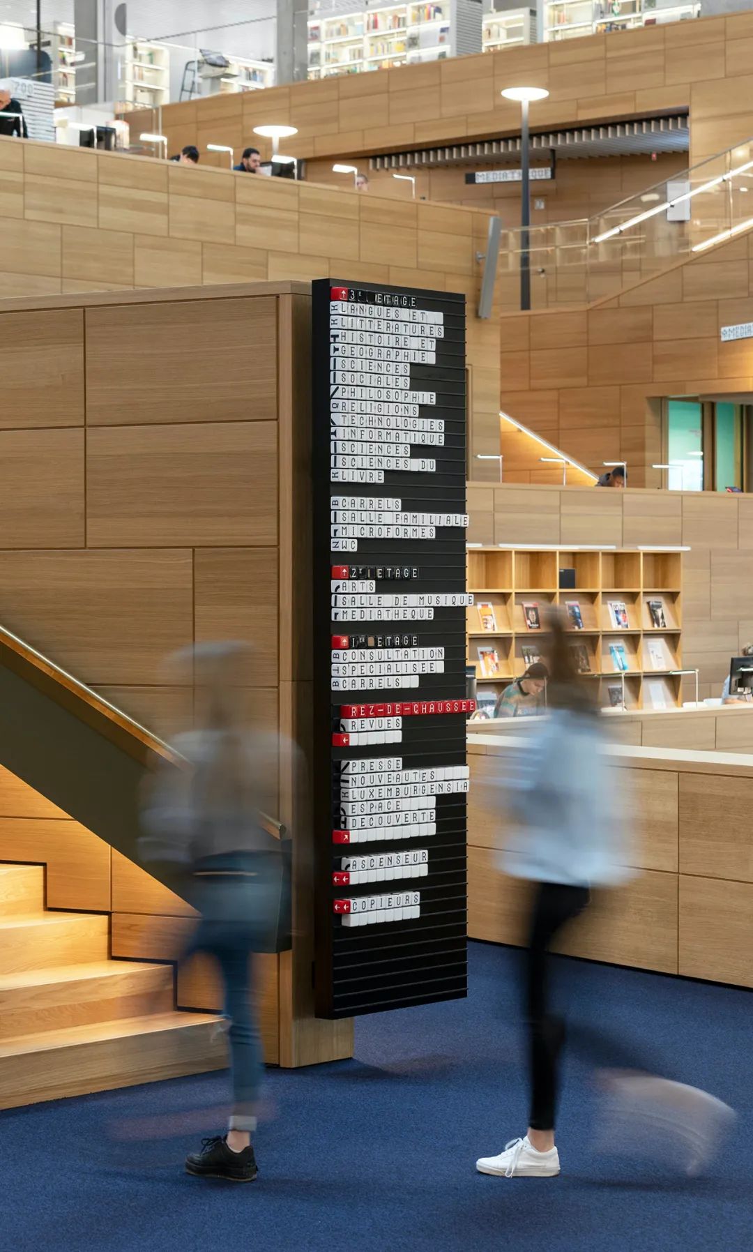 卢森堡国家图书馆导视设计