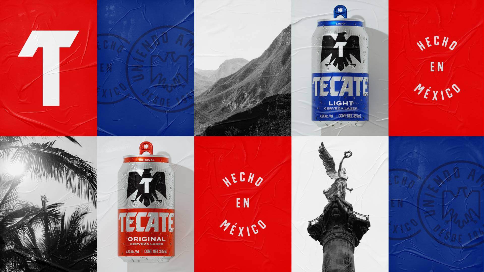 Tecate啤酒品牌视觉和包装设计