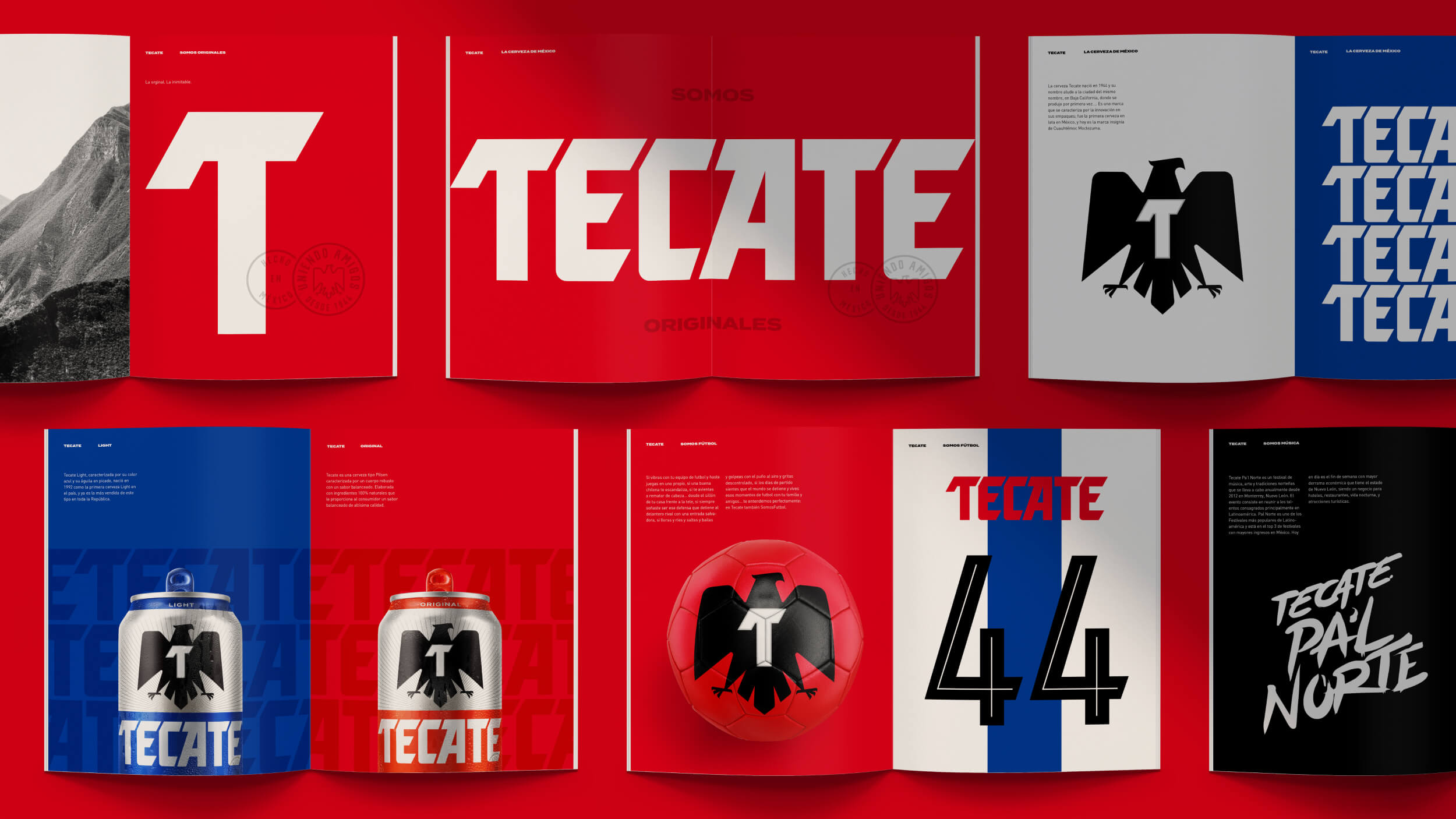Tecate啤酒品牌视觉和包装设计