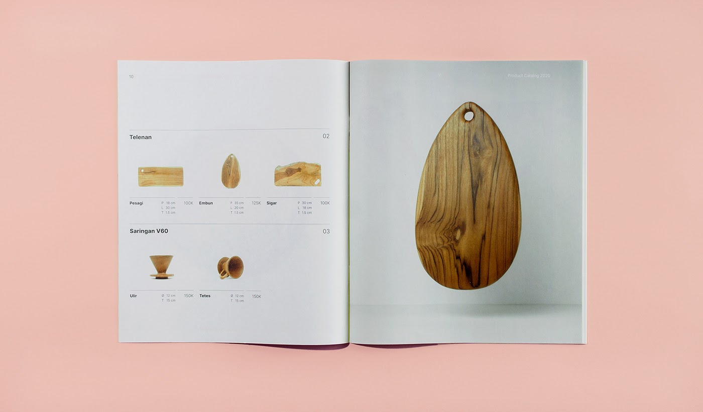 Gendhis Goods木质餐具目录画册设计