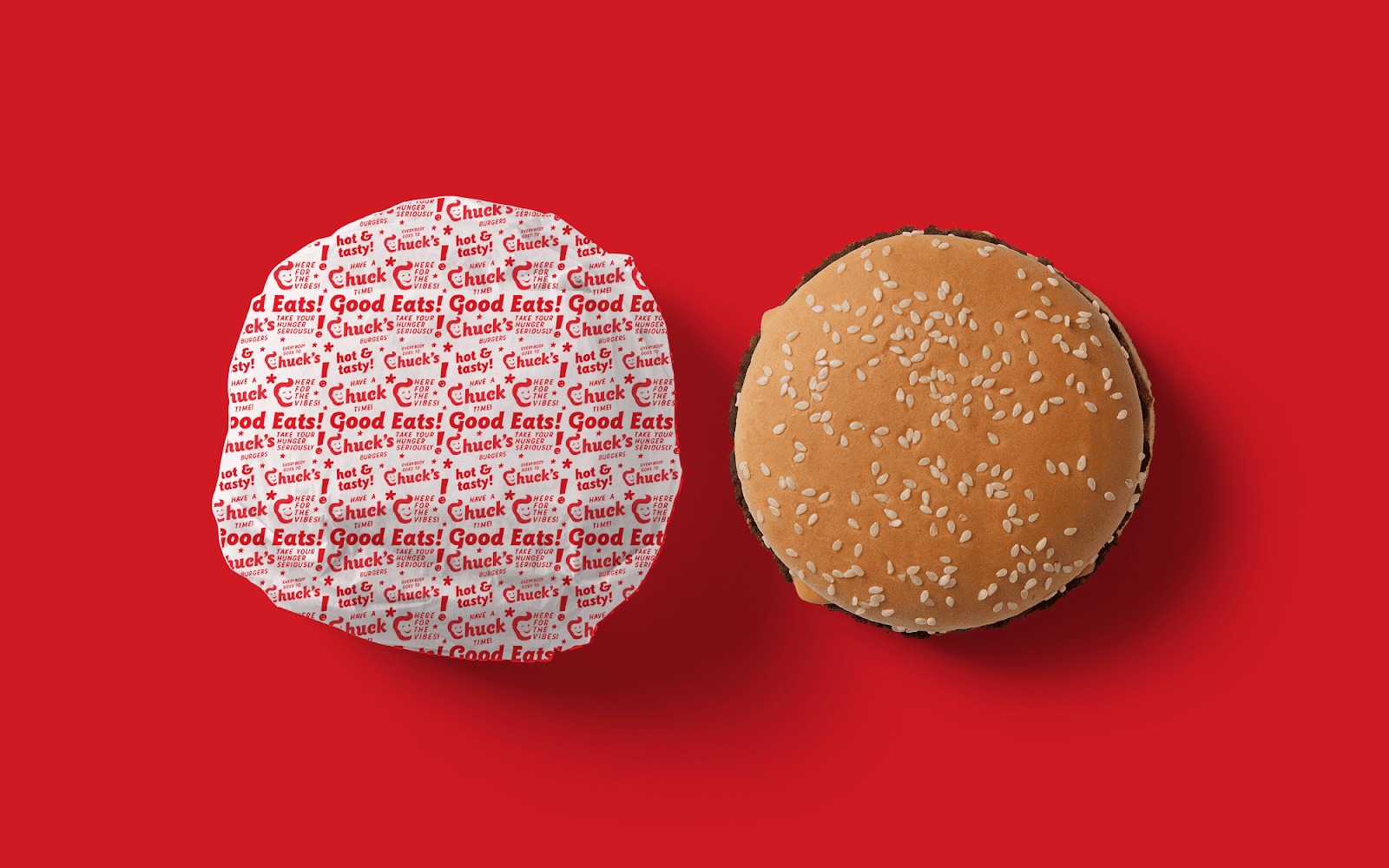 Chuck's Burgers汉堡餐厅品牌视觉设计