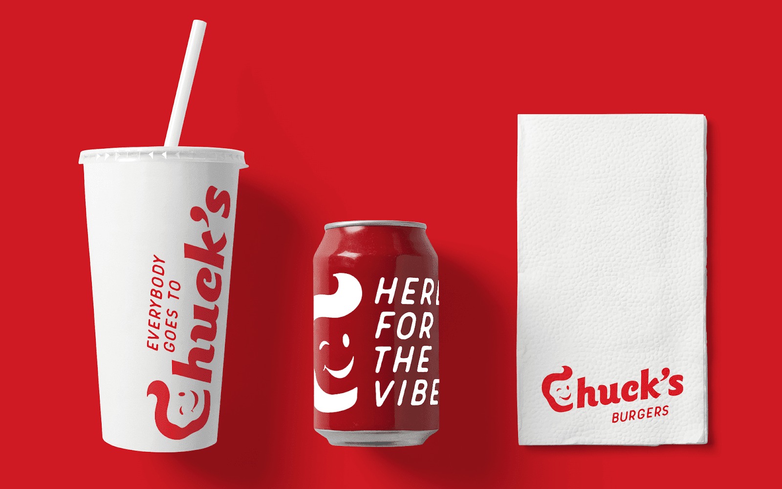 Chuck's Burgers汉堡餐厅品牌视觉设计