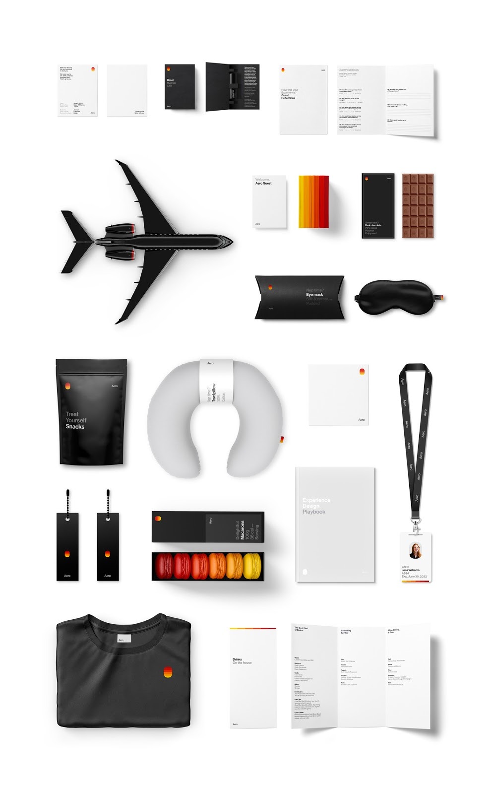 Aero私人客机服务品牌视觉设计