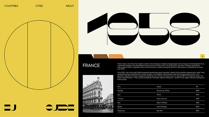 26个国外大字体排版的网页设计