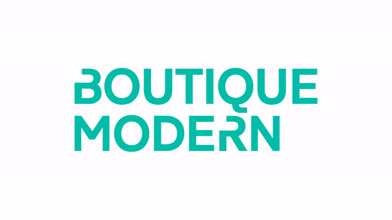 模块化房屋开发商Boutique Modern品牌形象设计