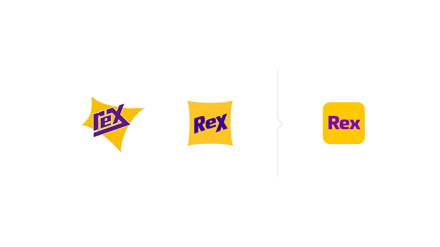 舒适的配色！REX品牌形象重塑