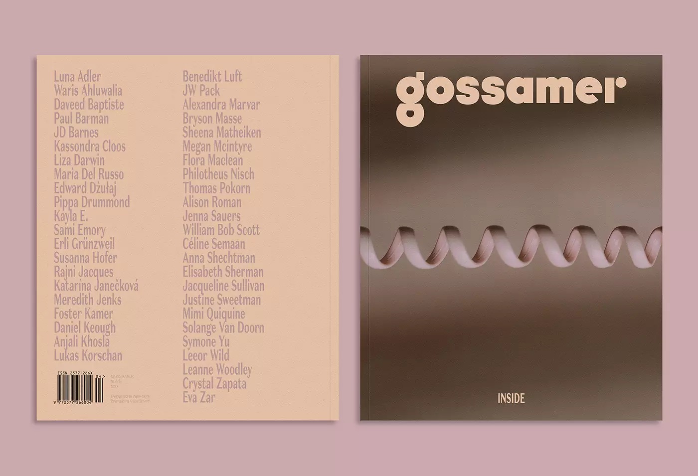Gossamer杂志内页排版设计