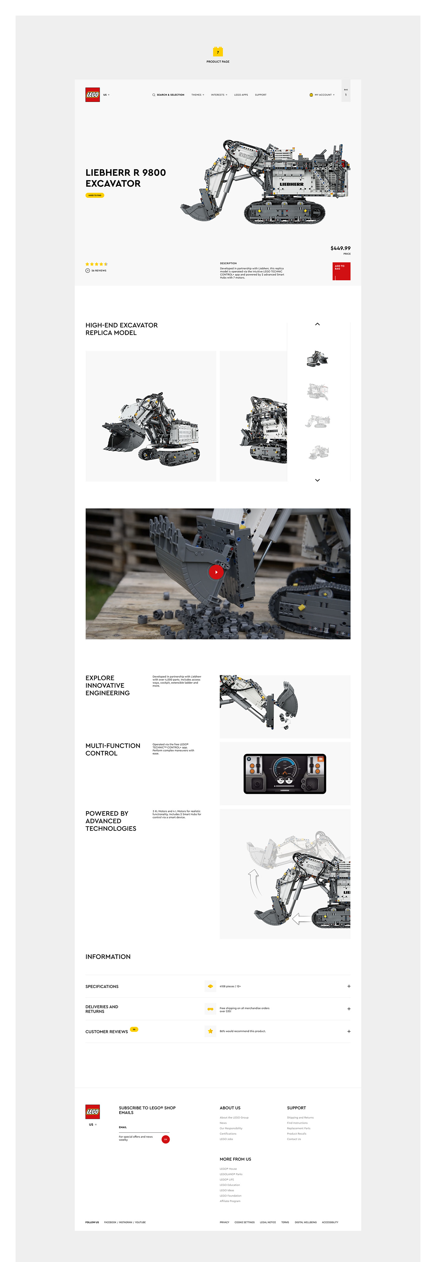 LEGO乐高网页概念设计欣赏