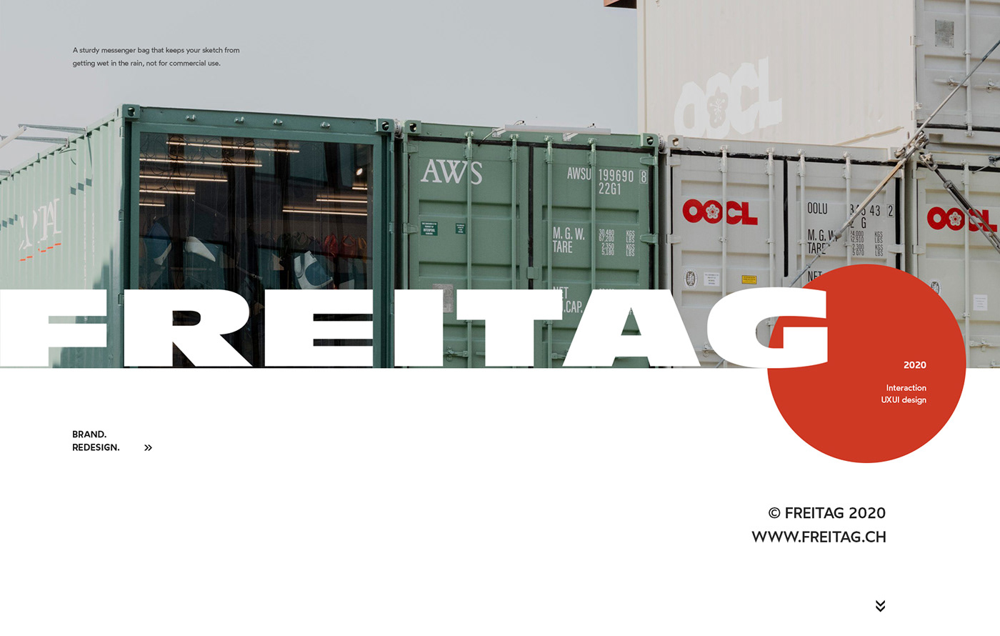 FREITAG箱包品牌APP和网页设计