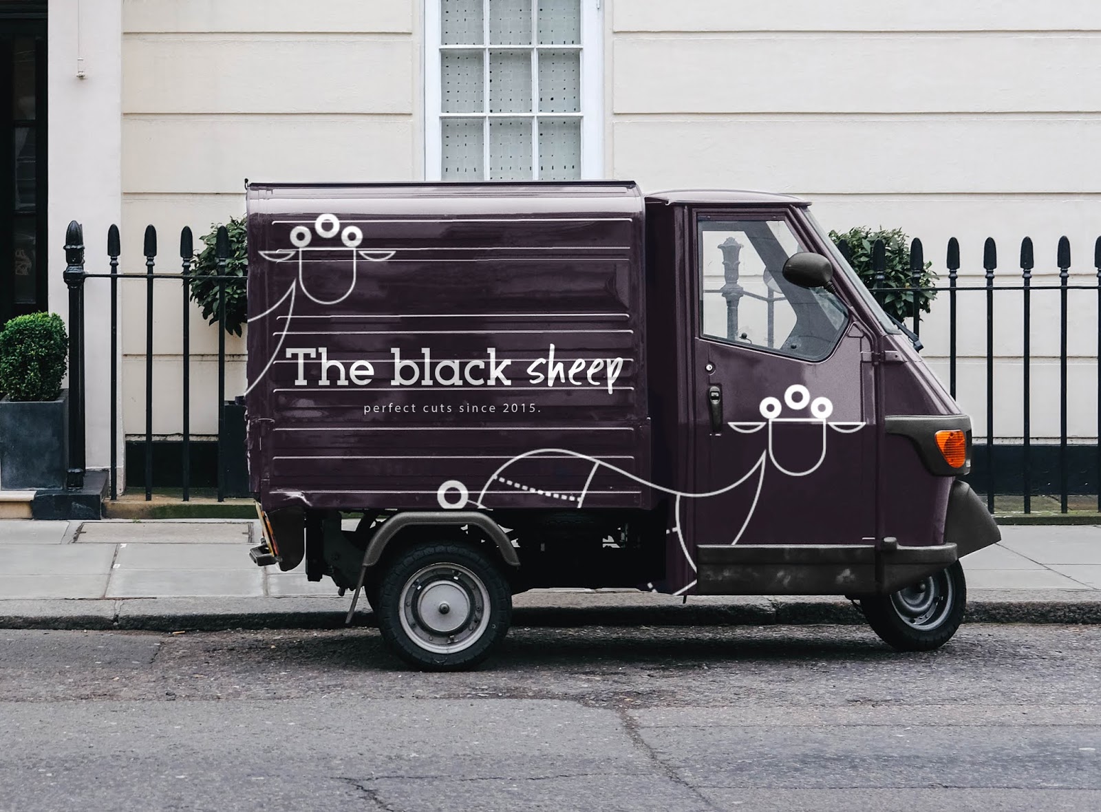 The Black Sheep肉店品牌和包装设计