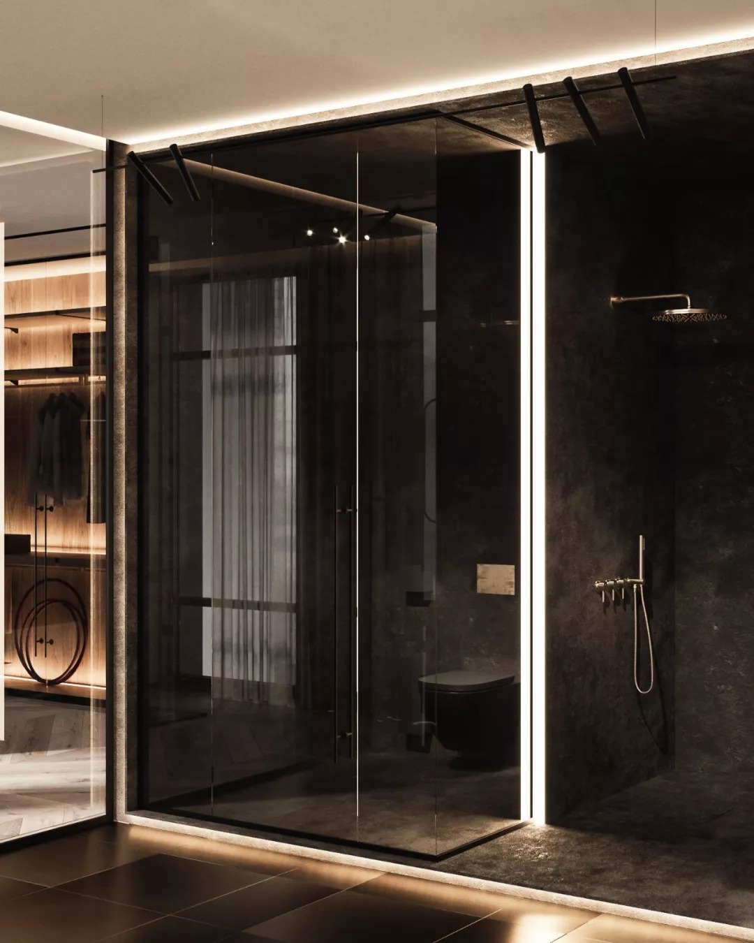 迪拜130平极简轻奢风格现代公寓设计