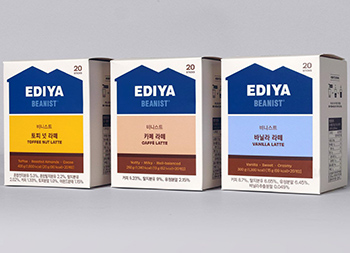与众不同的白！韩国咖啡EDIYA品牌包装设计