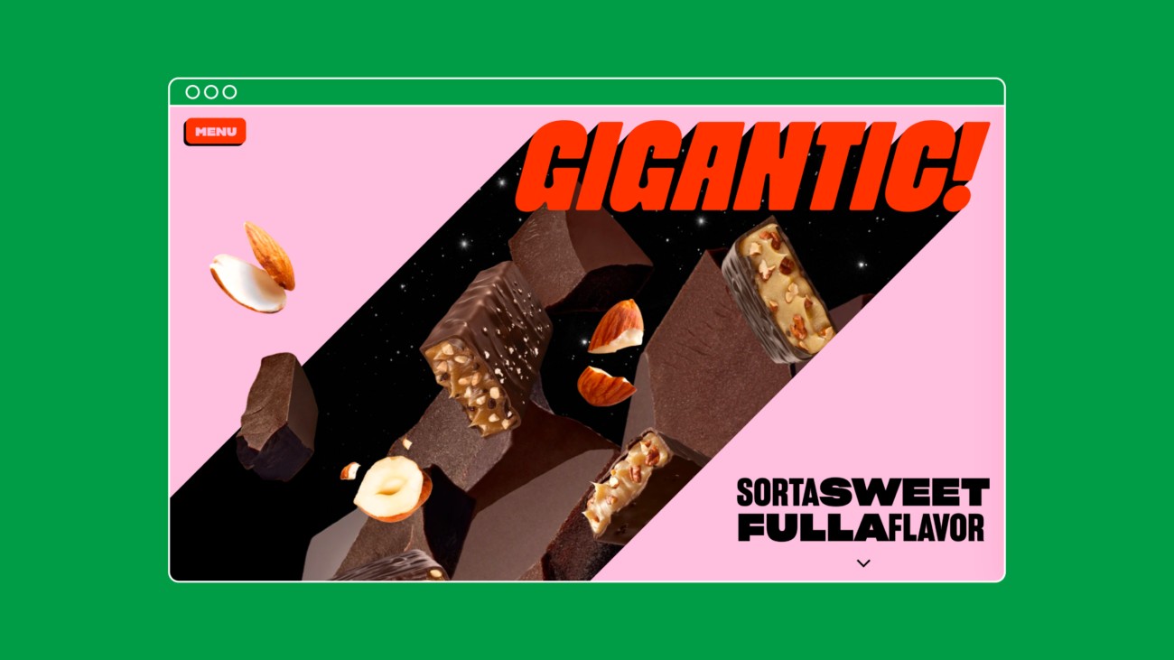 GIGANTIC!巧克力棒零食包装设计