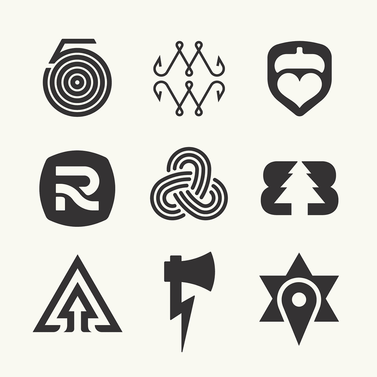 Allan Peters：105款logo设计作品集
