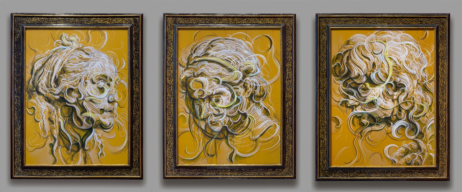 浓烈的厚涂颜料画法！英国艺术家Glenn Brown绘画作品欣赏