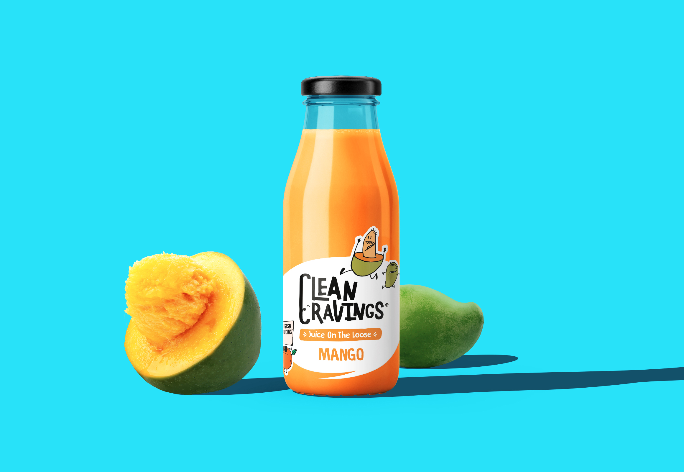 Clean Cravings果汁包装设计