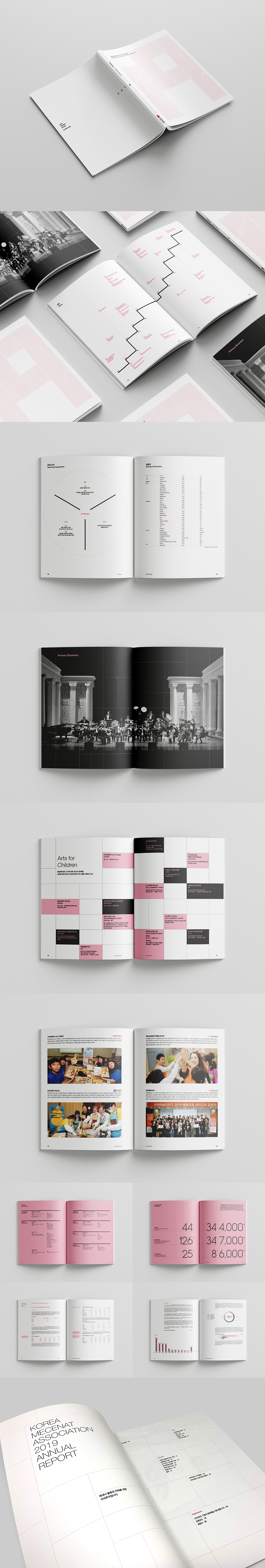 韩国Mecenat协会公共关系年度画册设计