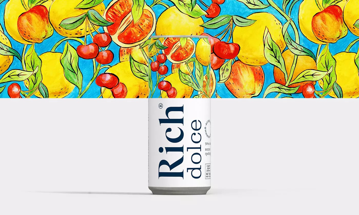 Rich Dolce果汁包装设计