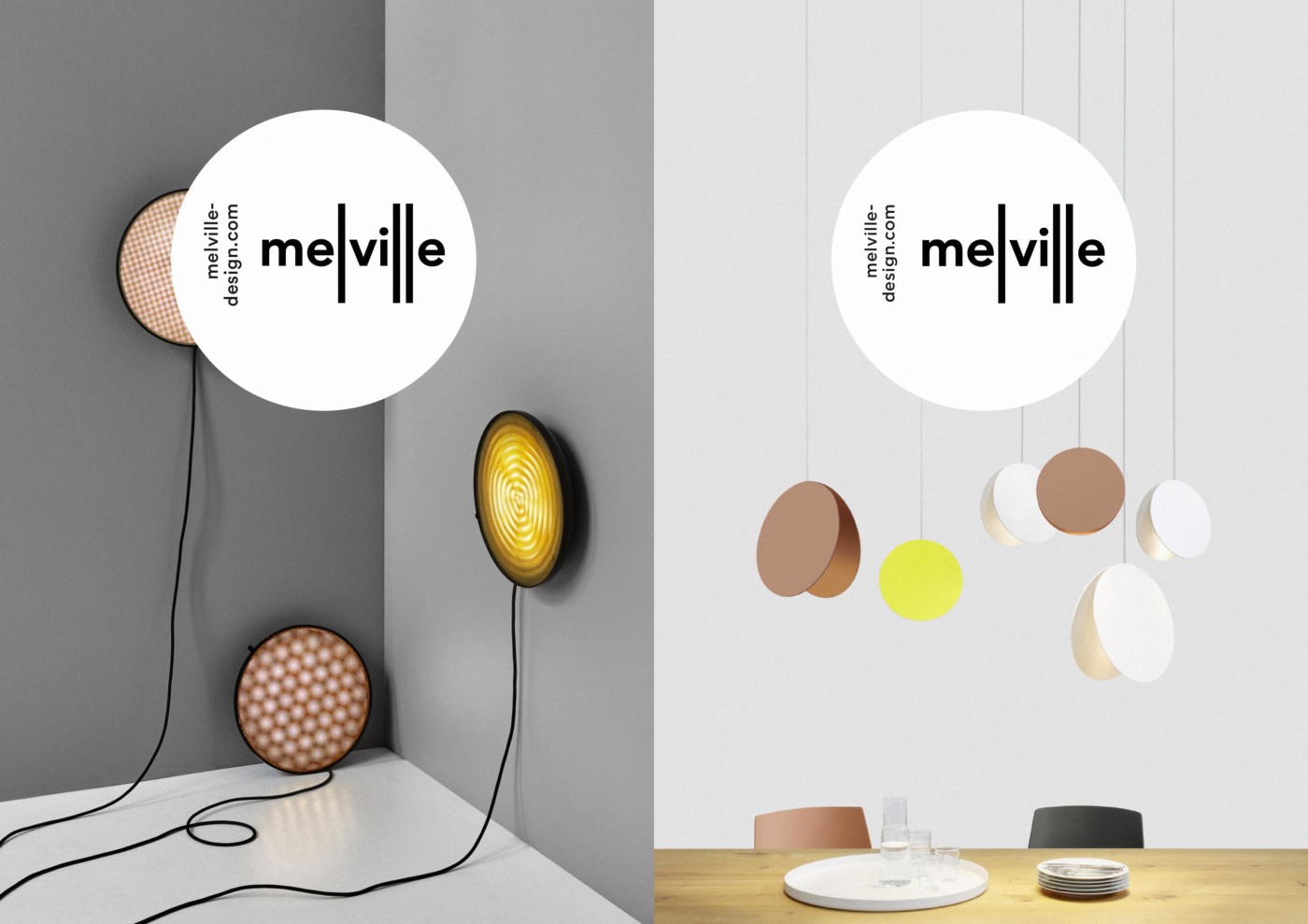 Melville照明和家具设计品牌视觉形象