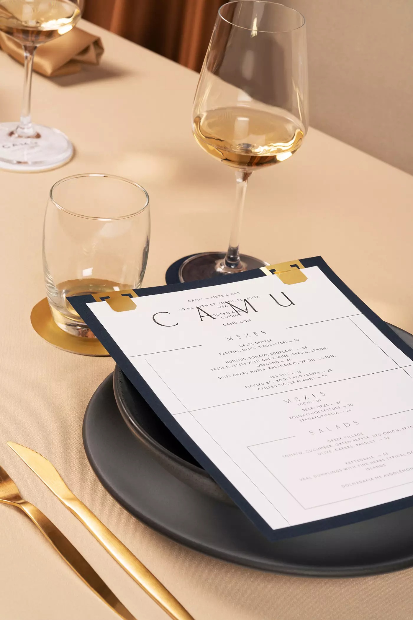 迈阿密Camu餐厅品牌设计