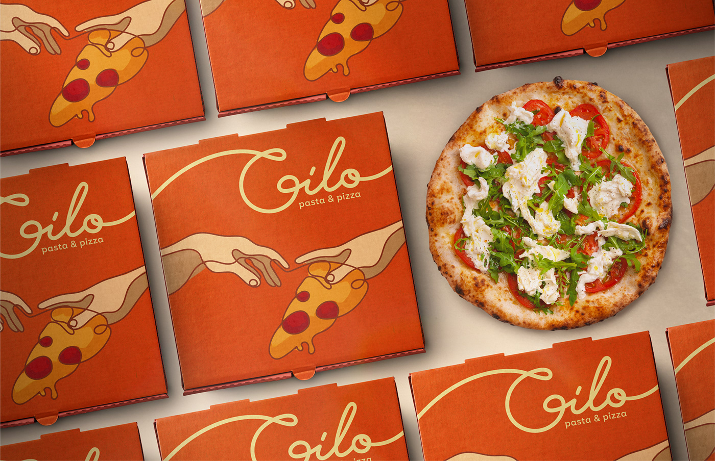 Gilo比萨餐厅品牌视觉设计
