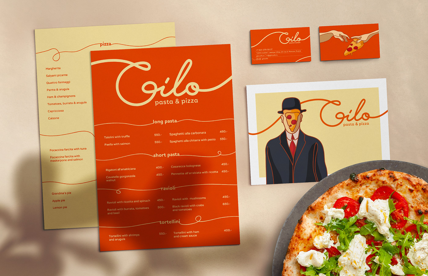 Gilo比萨餐厅品牌视觉设计