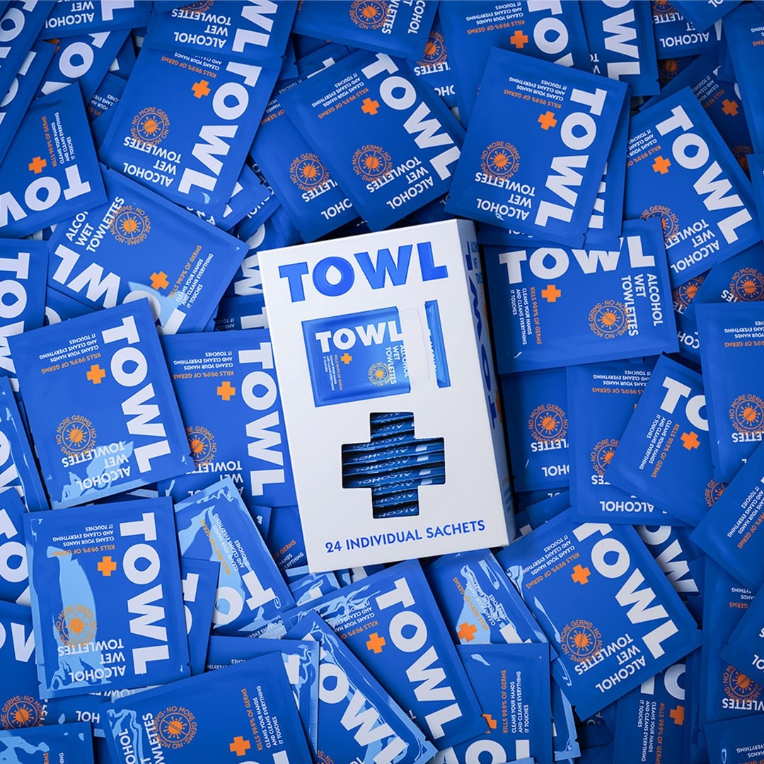 TOWL抗菌湿巾包装设计