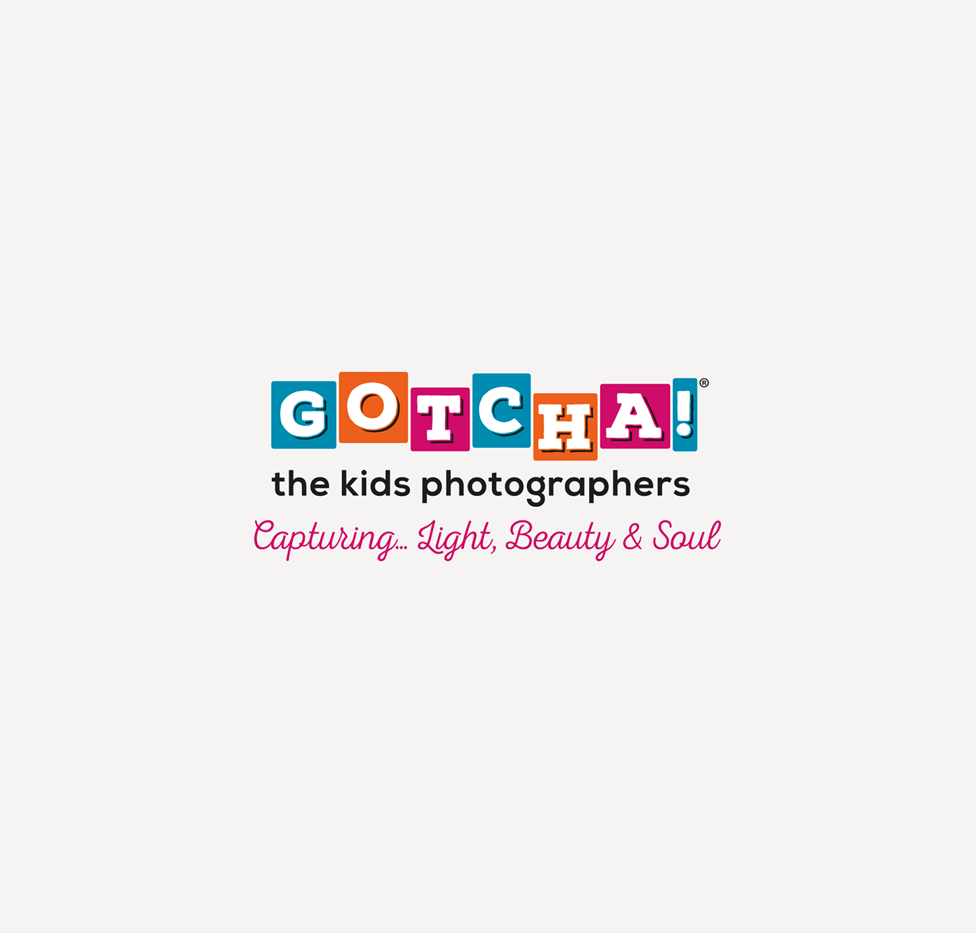 Gotcha!儿童摄影品牌VI设计