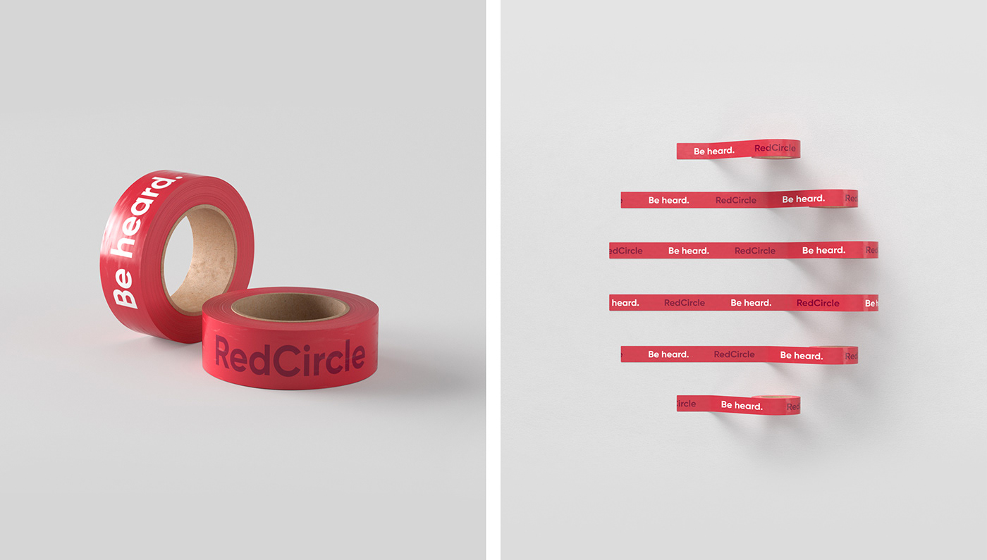 RedCircle播客平台品牌形象设计
