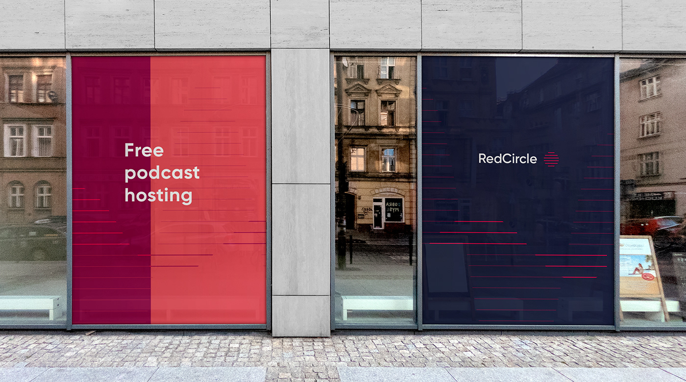 RedCircle播客平台品牌形象设计