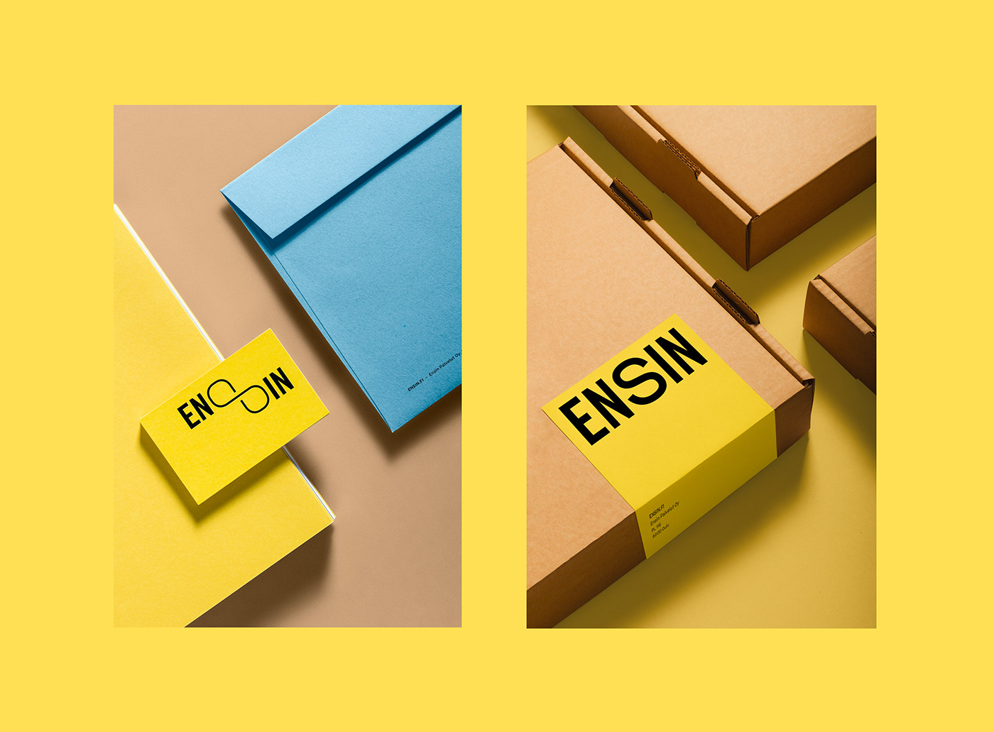 芬兰B2B服务公司Ensin品牌形象设计