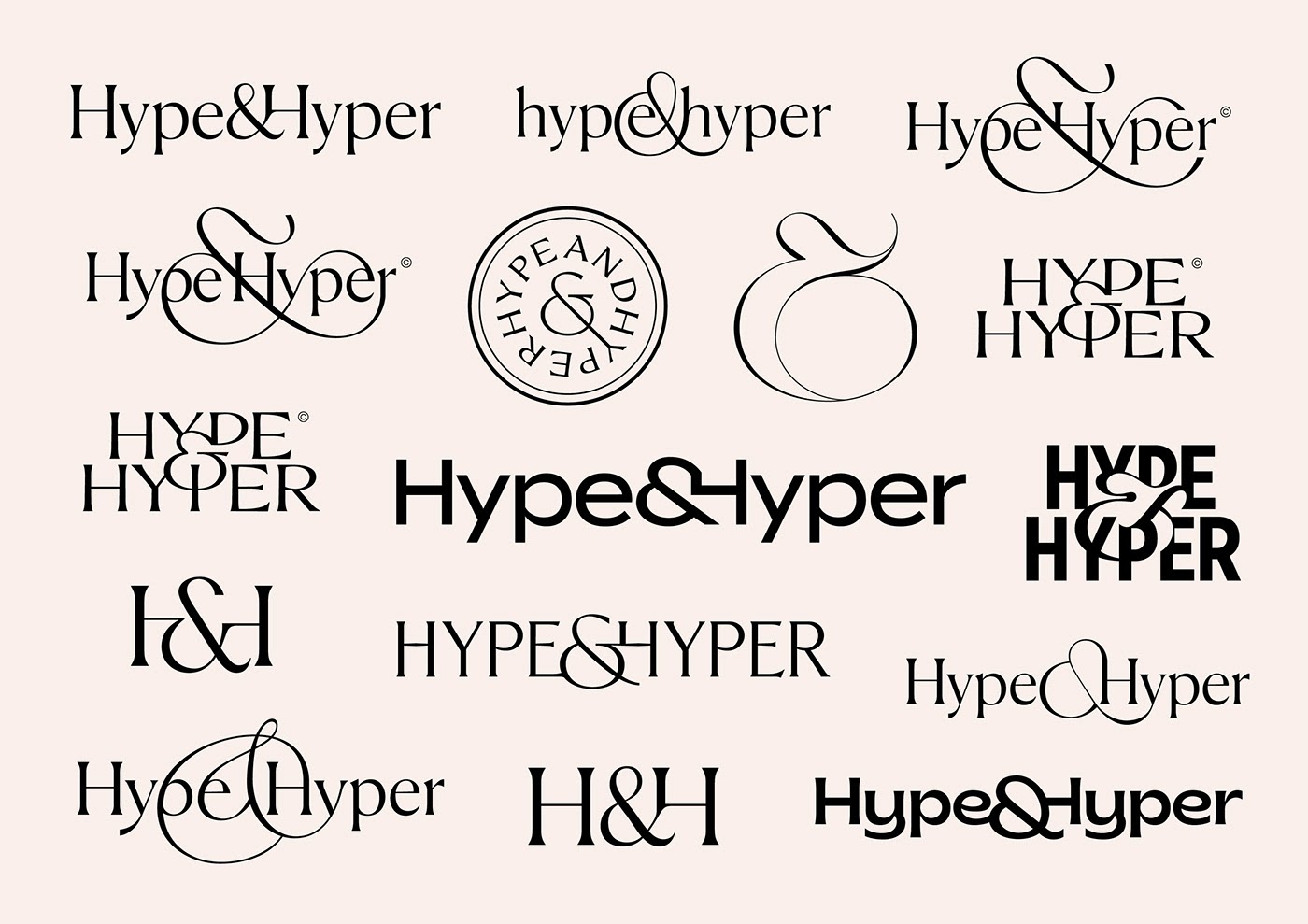 时尚生活杂志Hype&Hyper品牌形象设计