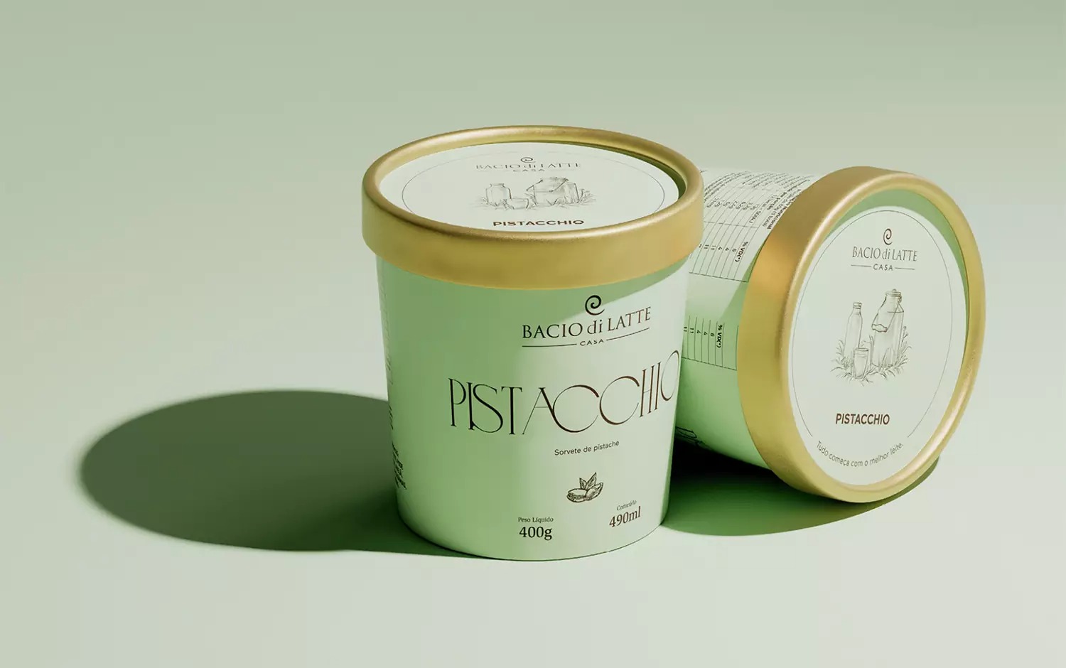 Bacio di Latte冰淇淋包装设计