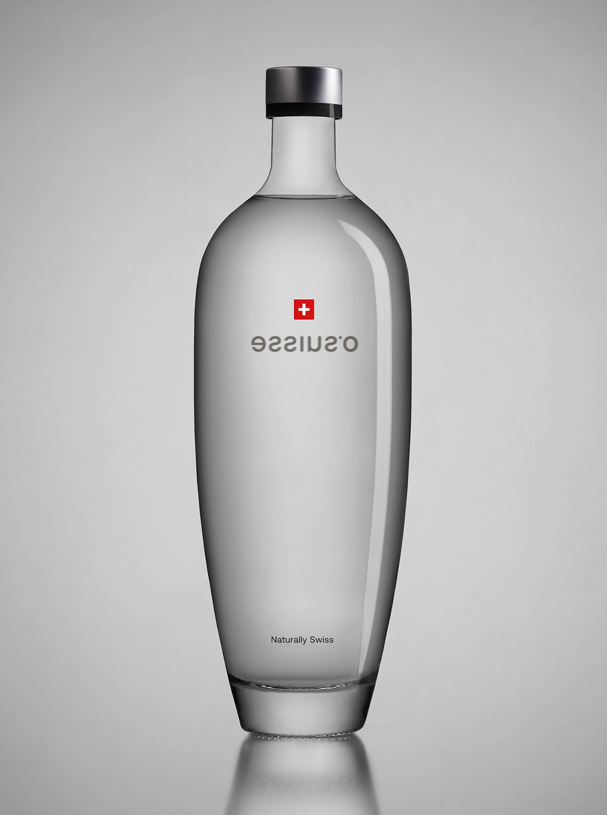 瑞士饮用水OSUISSE品牌形象和瓶子设计