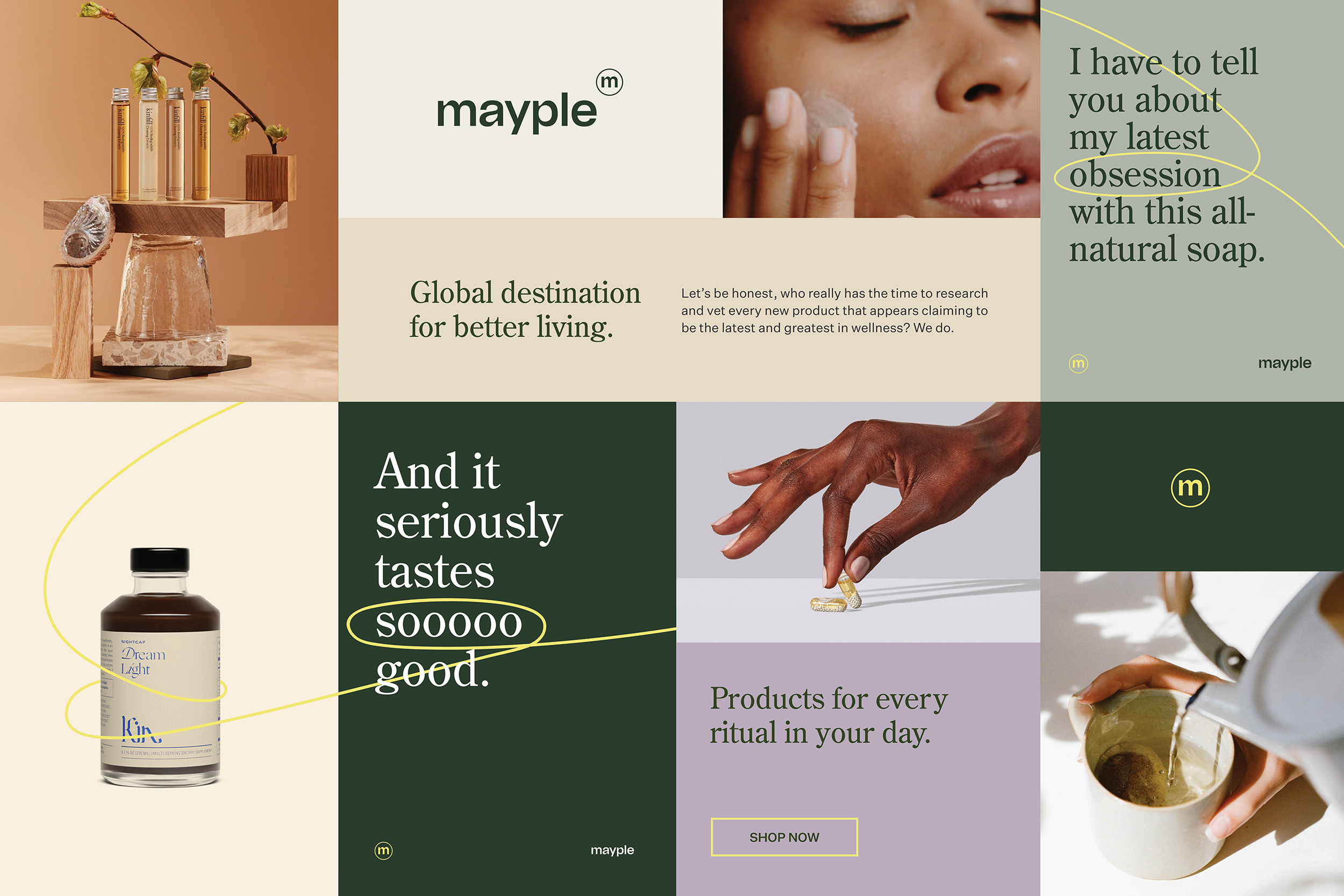 Mayple美容品牌网页设计