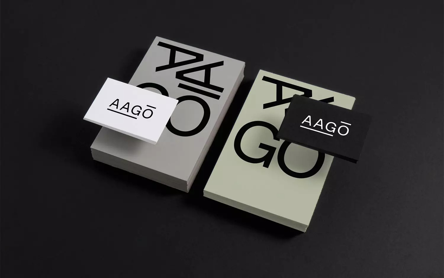 AAGO投资公司极简风格品牌视觉设计