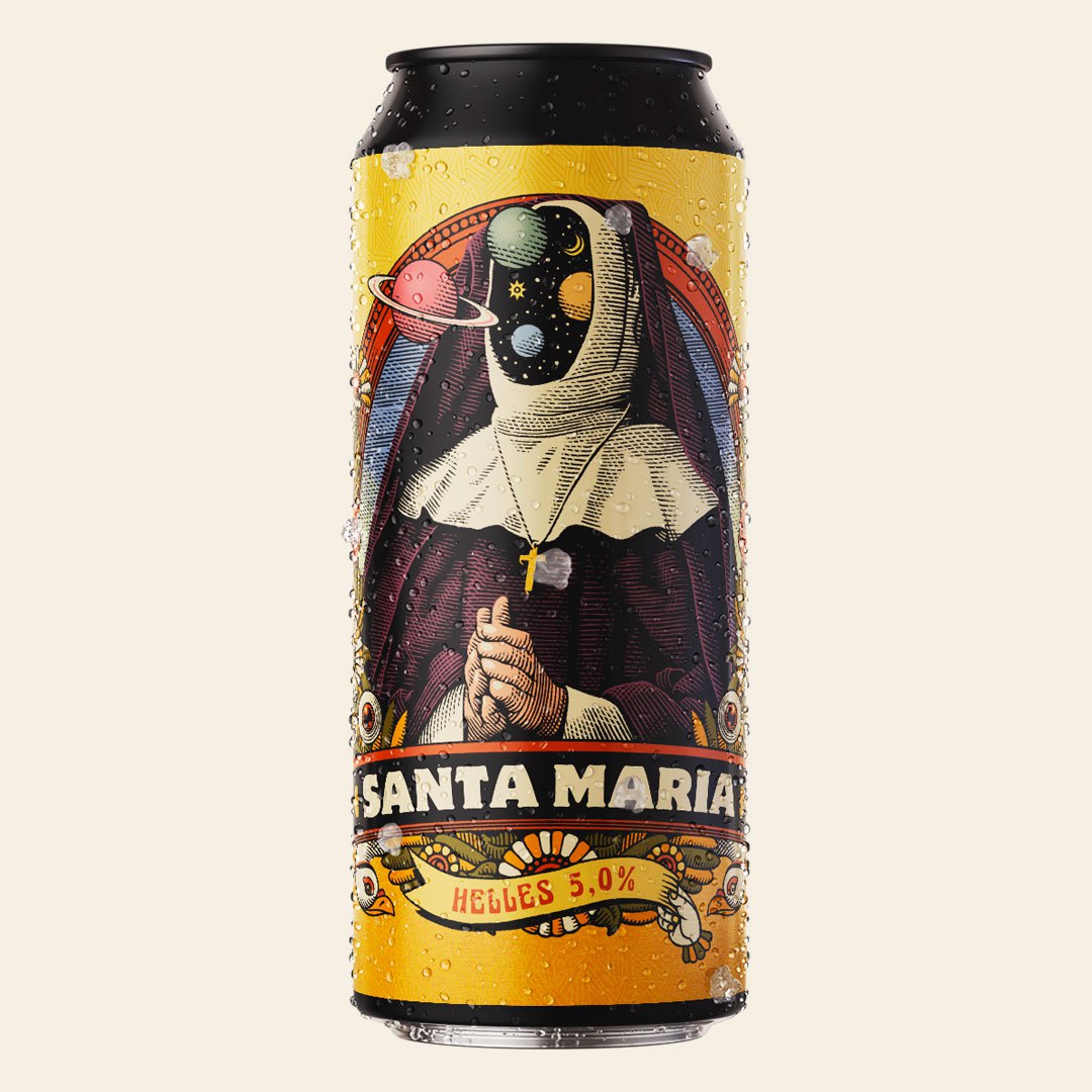 Santa Maria精酿啤酒包装设计