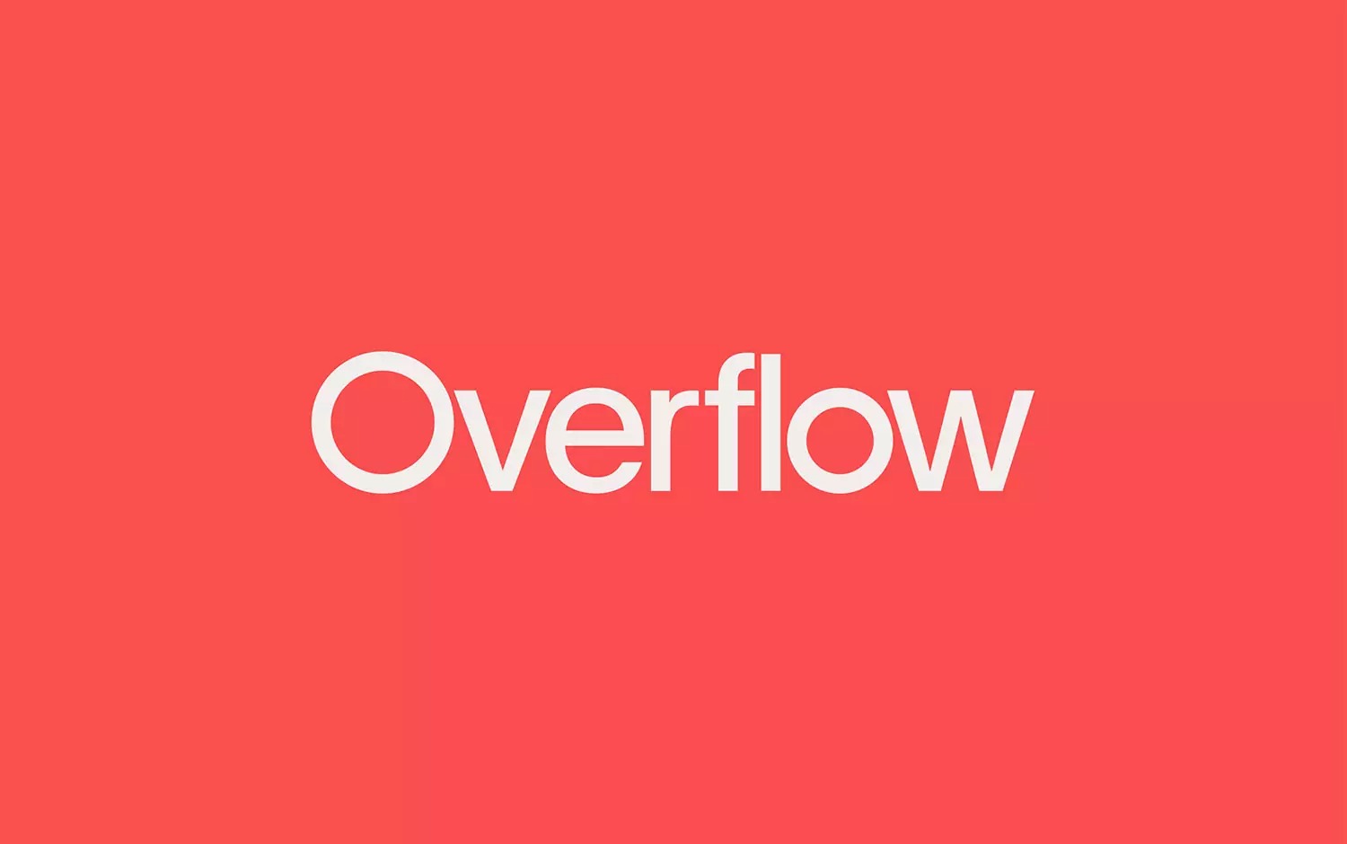 Overflow慈善平台品牌形象设计