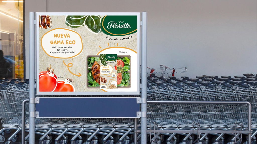 Florette Eco新鲜蔬菜农产品包装设计