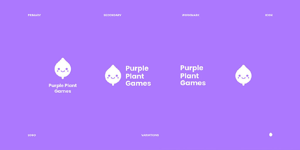 Purple-Plant-Games品牌LOGO设计