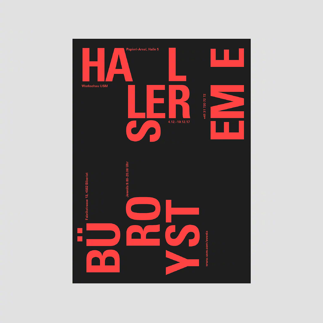 Stefan Hürlemann字体海报设计