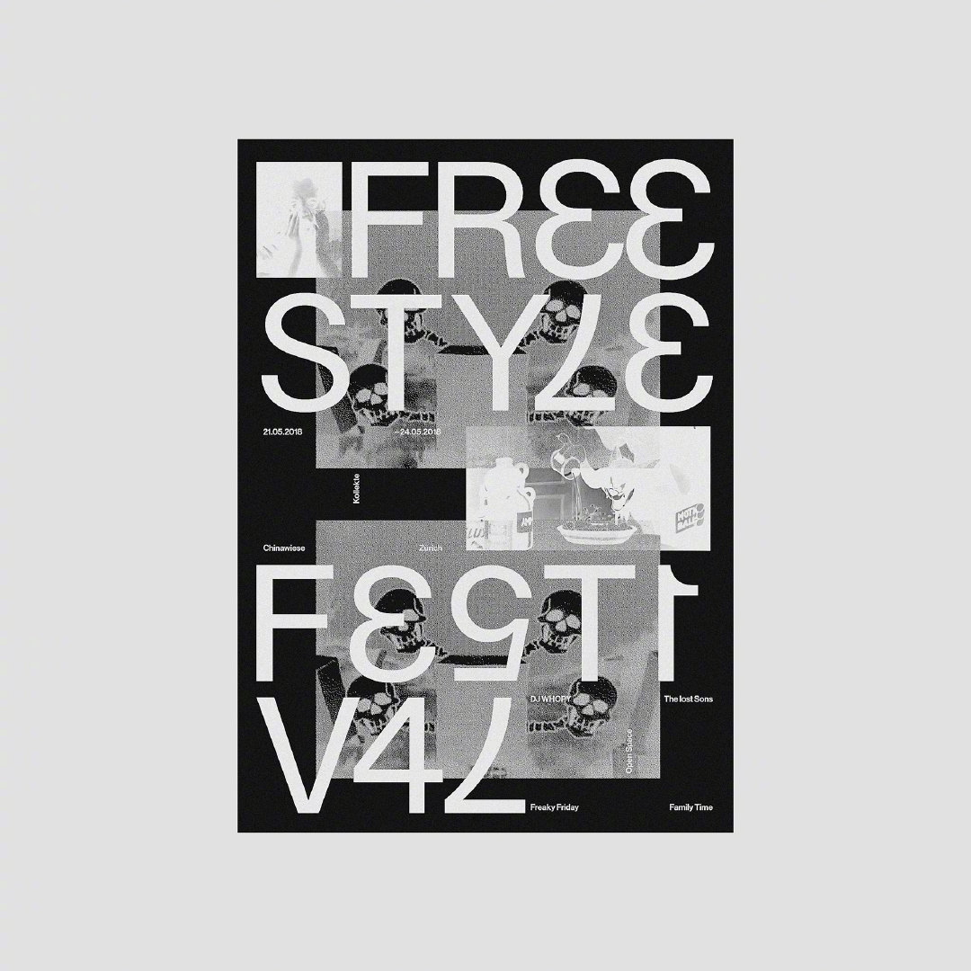 Stefan Hürlemann字体海报设计